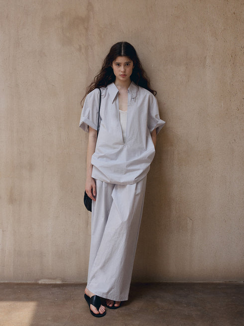 Aen Layered Collar Shirt